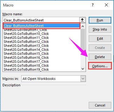 Hướng dẫn gán phím tắt cho Marco trong Excel